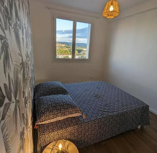 Apartamento - Vue Imprenable Sur La Cite Medievale - Parking Gratuit - Climatise